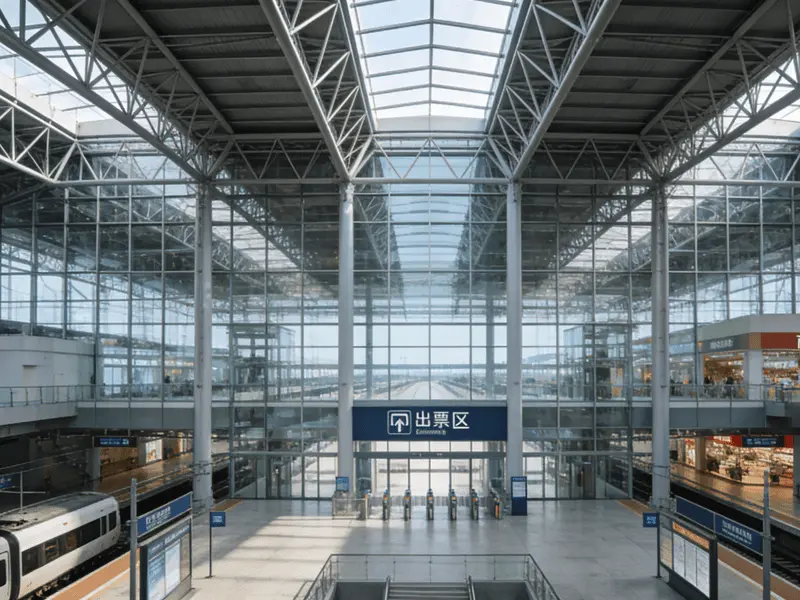 Multifunctional Steel Structure Train Station