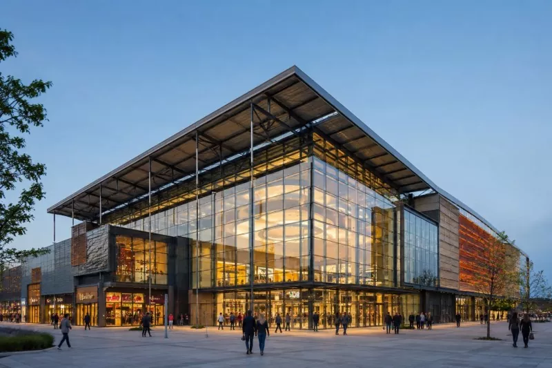 Jak se může ocelová konstrukce z výstavby nákupních center stát centrem městského životního stylu?