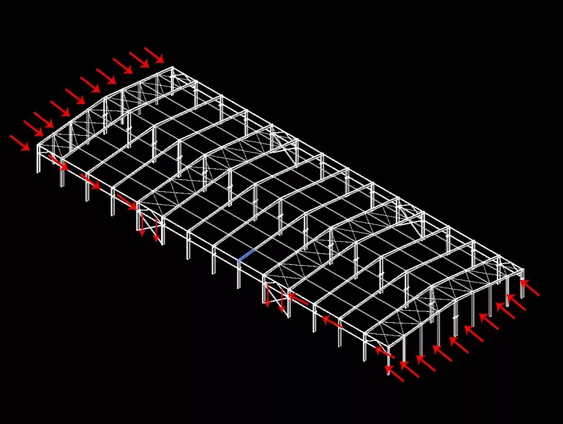 Steel Frame Mechanical Manufacturing Factory Construction