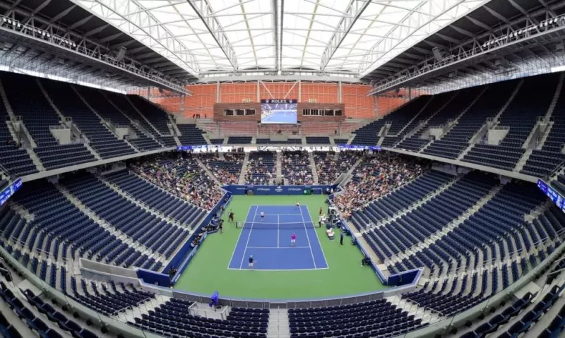 Ocelová konstrukce krytého tenisového stadionu