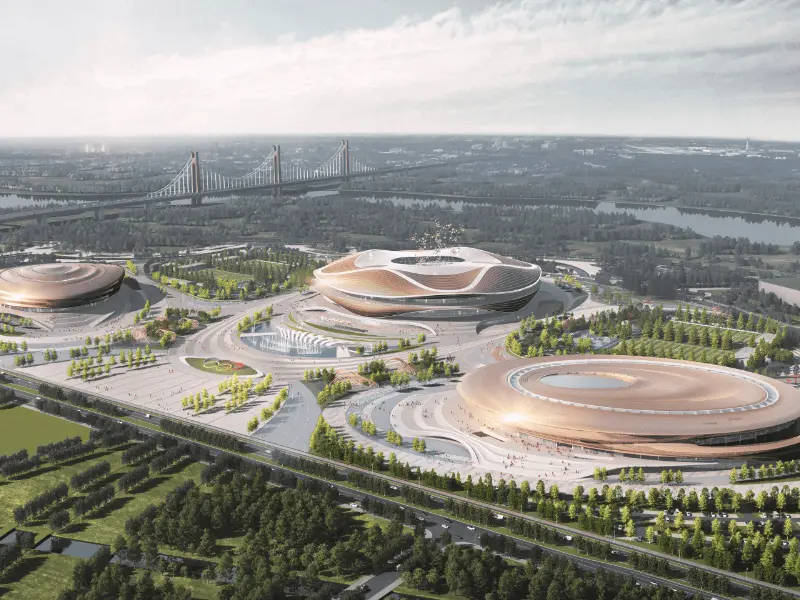 Multifunkční stadion ocelových konstrukcí
