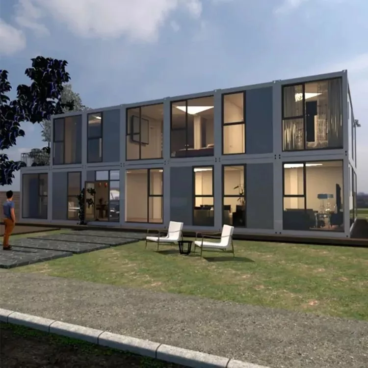 Prefabrikovaný kontejner Integrovaný ocelový domov