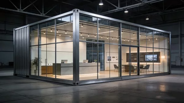 Výstavní hala prefabrikovaných ocelových konstrukcí