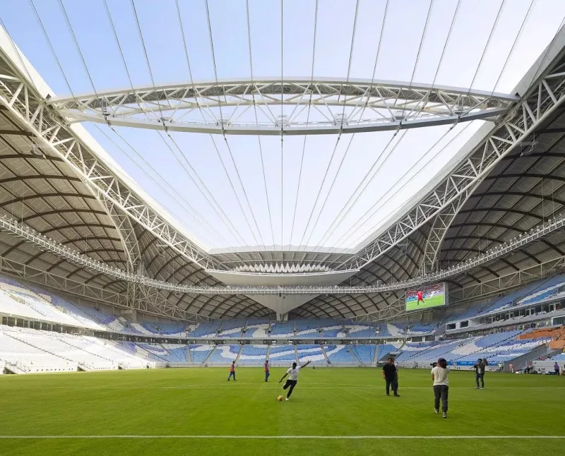 Konstrukce ocelové konstrukce stadionu