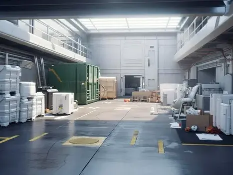 Ocelový zdravotnický odpad Likvidace budovy