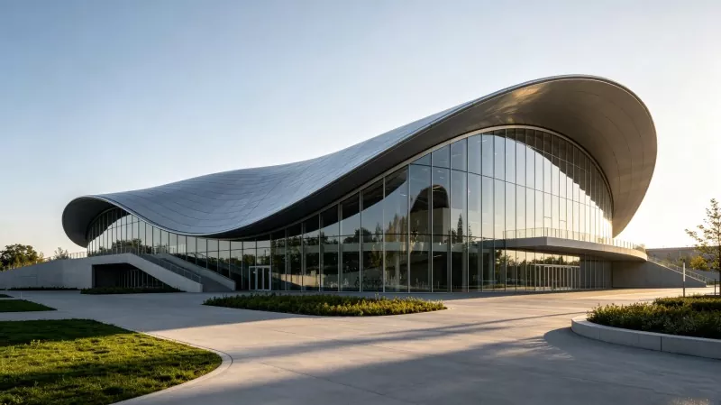 Ocelová konstrukce Stavba cyklistického stadionu