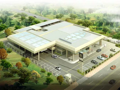 Nosníky ocelové konstrukce Hotel Office Warehouse Výstavní síň