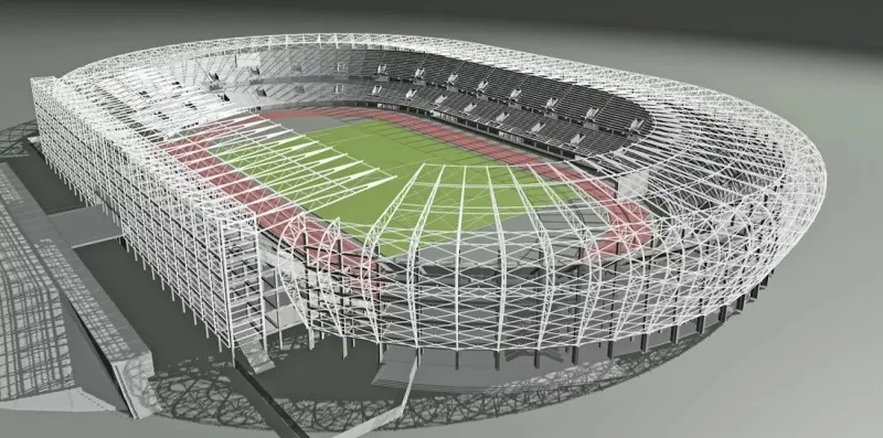 Ocelová konstrukce Stadion pod širým nebem